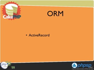ORM

✦   ActiveRecord
 