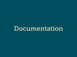Documentation 
 