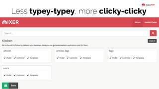 Less typey-typey, more clicky-clicky
 