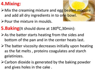 Cake Experiments Cake Basic Chemistry | PPTX