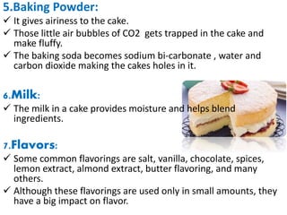 Cake Basic Chemistry | PPT