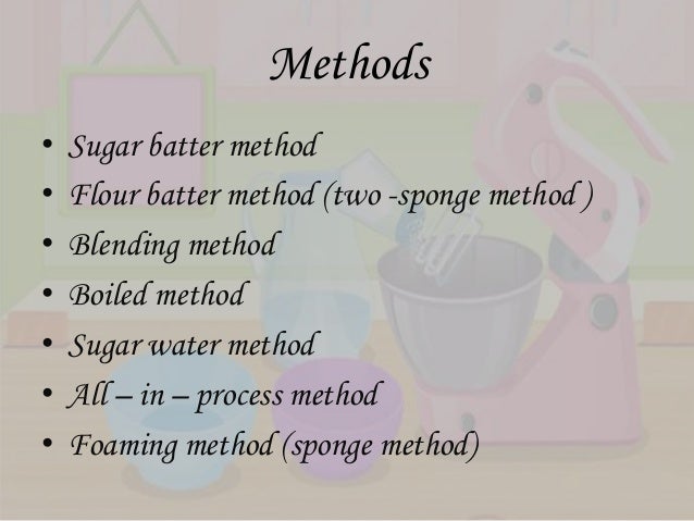 Types And Characteristic Features Of Cakes
