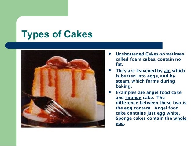 What Are Shortened Cakes What Are Shortened Cakes