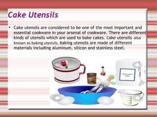 Cake Utensils ,[object Object]