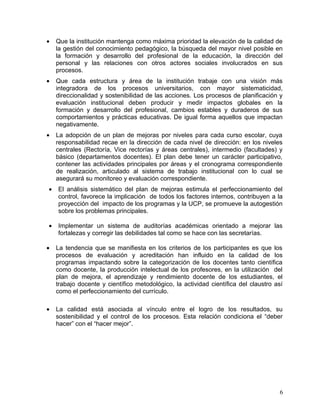 PONENCIAS DEL EJE TEMÁTICO: CALIDAD Y ACREDITACIÓN EN LA EDUCACIÓN SUPERIOR