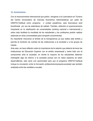 PONENCIAS DEL EJE TEMÁTICO: CALIDAD Y ACREDITACIÓN EN LA EDUCACIÓN SUPERIOR