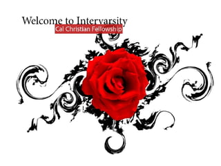 Welcome to Intervarsity Cal Christian Fellowship 