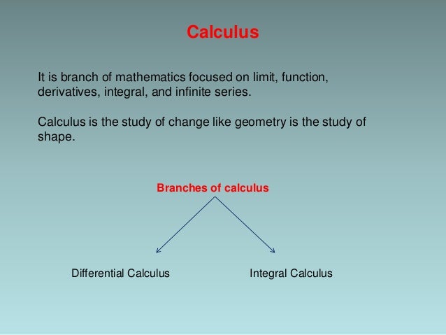 Calculus