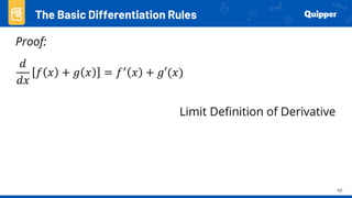 Basic Calculus Basic Differentiation Rules | PPTX