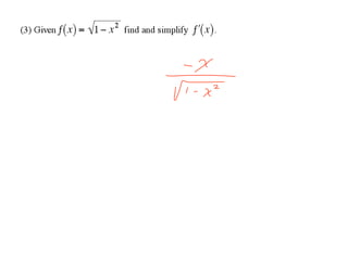 Calculus 45S Slides April 14, 2008