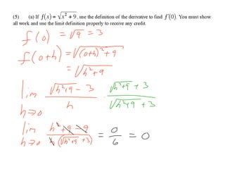 Calculus 45S Slides April 14, 2008