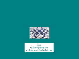 Som: 
Guitarra portuguesa 
Verdes Anos – Carlos Paredes 
