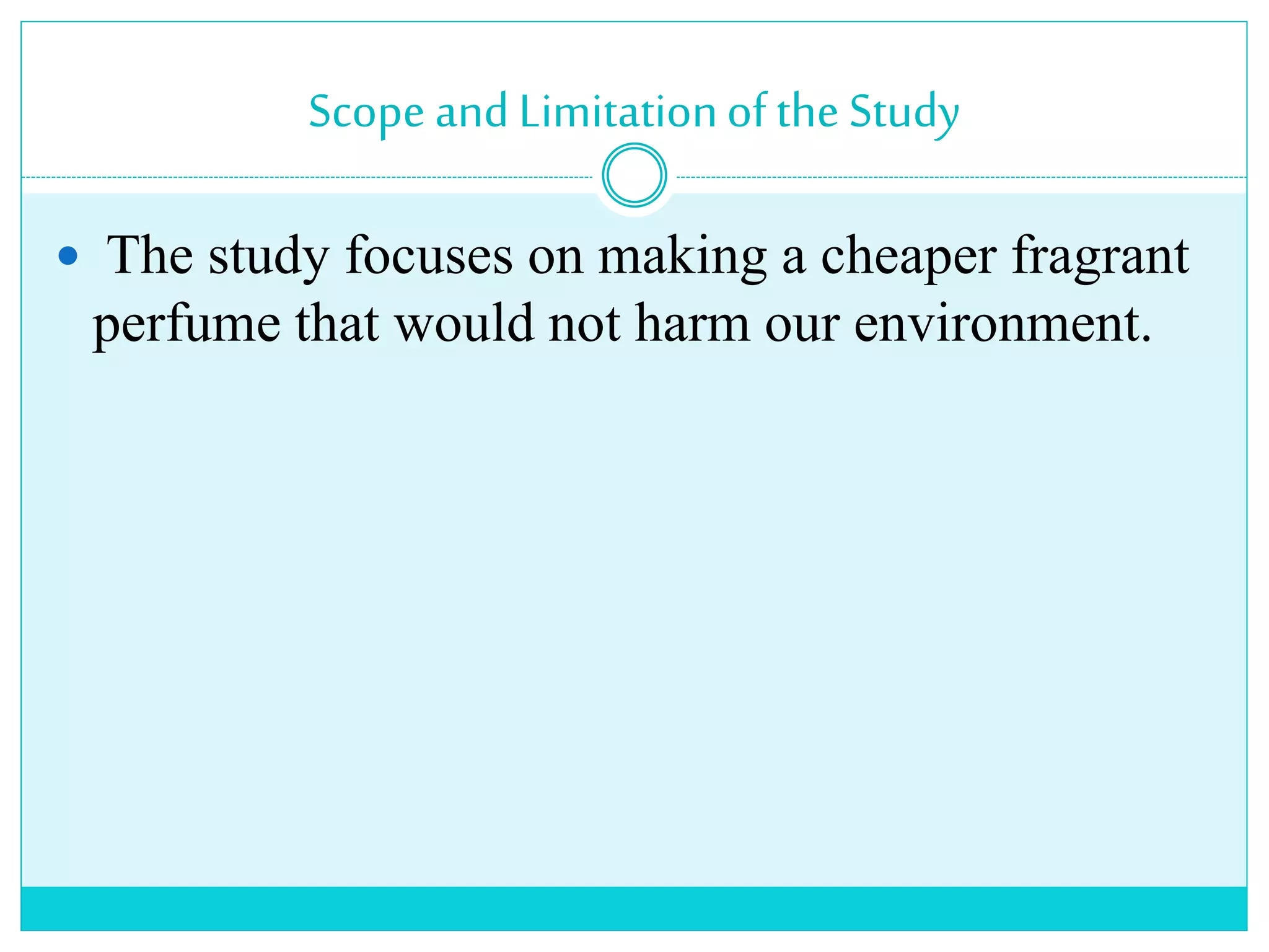 Calamansi (Citrofortunella Microcarpa) Fruit Extract as a perfume PPT