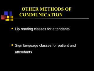 OTHERS
Ca LARYNX
n= 49
37
12 LARYNGEAL CANCERS
ENT DEPT
January 2012–June 2015
 
