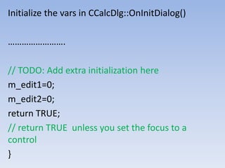 MFC Calculator | PPTX