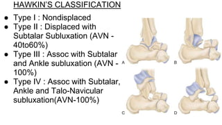 FRACTURES of CALCANEUS AND TALUS | PPTX
