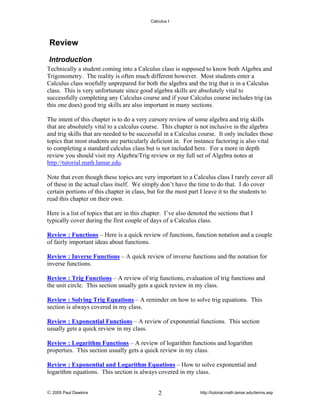 Calc i complete | PDF