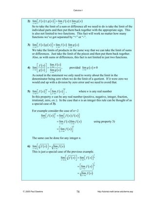 Calc i complete | PDF
