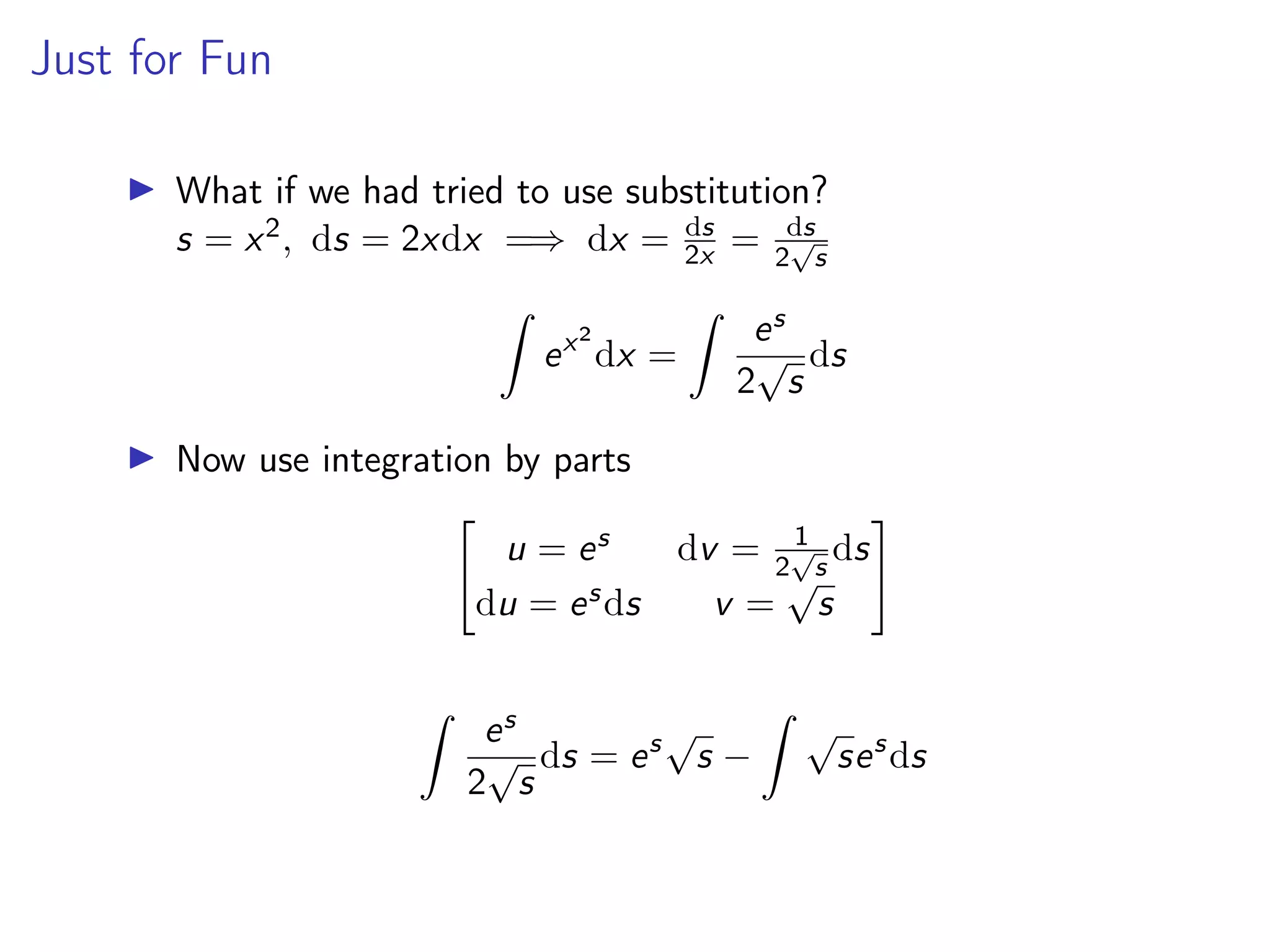 Example 5
1/3
Find the Maclaurin series for
(a) f (x) = x cos x
(b) f (x) = ln(1 + 3x2)
 