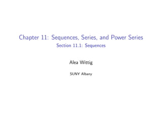 Section 11.1 | PDF