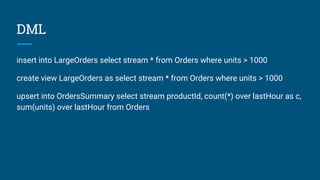 Optimized query
MySQL
Splunk
join
Key: productId
group
Key: productName
Agg: count
filter
Condition:
action = 'purchase'
sort
Key: c desc
scan
scan
Table: splunk
Table: products
select p.productName, count(*) as c
from splunk.splunk as s
join mysql.products as p
on s.productId = p.productId
where s.action = 'purchase'
group by p.productName
order by c desc
 