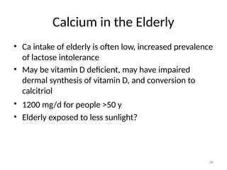 calcium in human body and its nutrient needs | PPTX