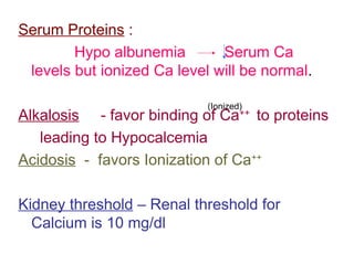 Comprehensive Overview of Calcium Metabolism and Its Physiological ...