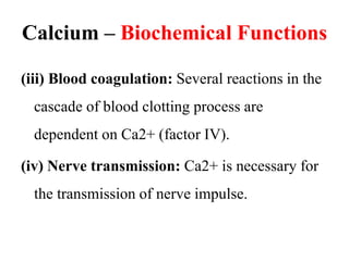 Calciphan Function Calcium biochemical role, rda and deficiency | PPTX