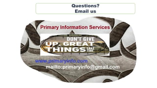 Questions?
Email us
 