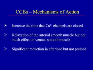 Calcium Channel Blockers | PPT