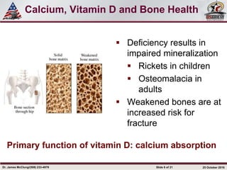 Calcium and d | PPTX