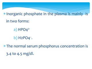 Calcium and phosphate metabolism | PDF