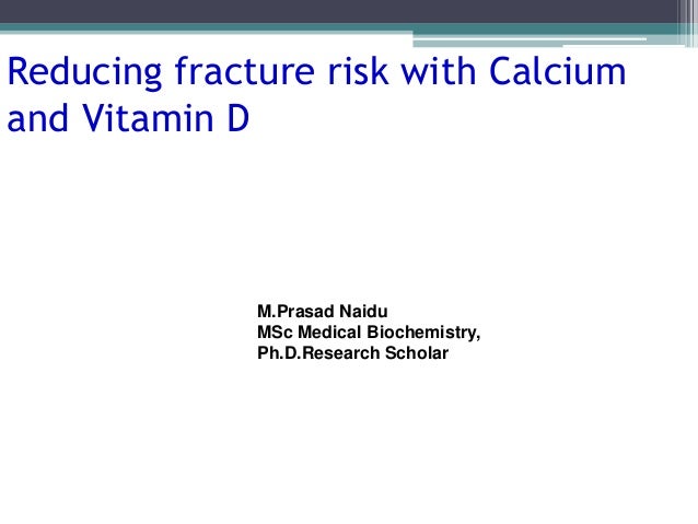 Calcium And Vitamin D