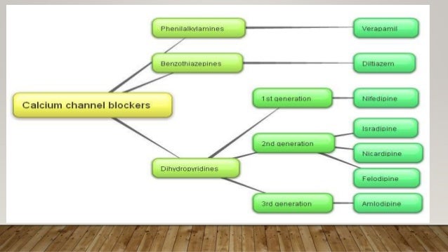 calcium channel blockers mechanism of action