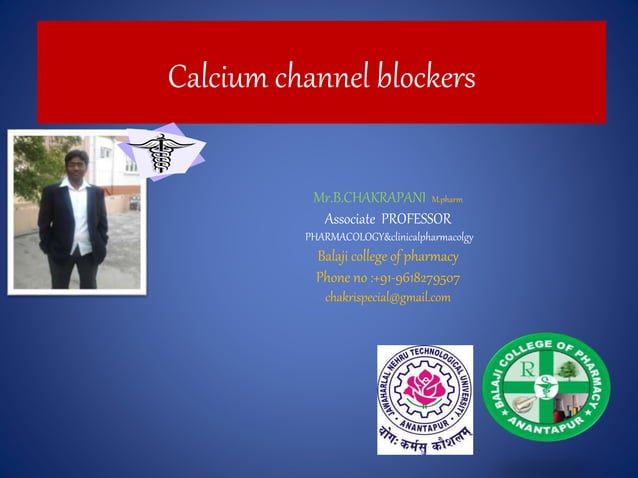Calcium channel blockers | PPT
