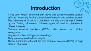 Calcium channel blockers | PPTX | Heart and Cardiovascular Diseases ...