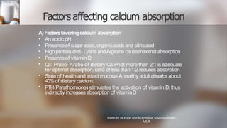 Gallery Detail: Calcium Functions And Significance Pptx
