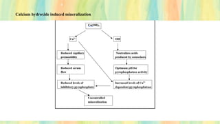Calcium hydroxide induced mineralization
 