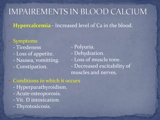 Calcium metabolism | PPTX
