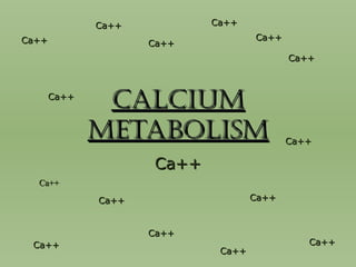 CALCIUM_METABOLISM.power point presentation | PPT