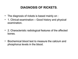 Test For Rickets Comprehensive Overview of Calcium, Vitamin D Metabolism, and Rickets in ...