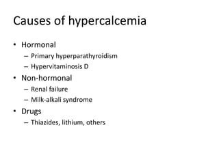 Calcium metabolism and vitamin D | PPTX
