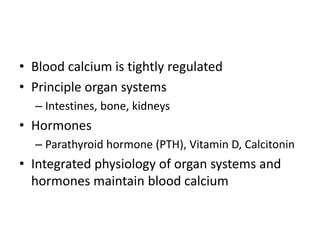Calcium metabolism and vitamin D | PPTX