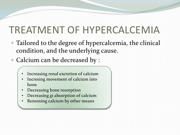 Calcium metabolism & hypercalcemia