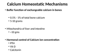 Calciphan Function Calcium metabolism physiology and pharamcology | PPTX