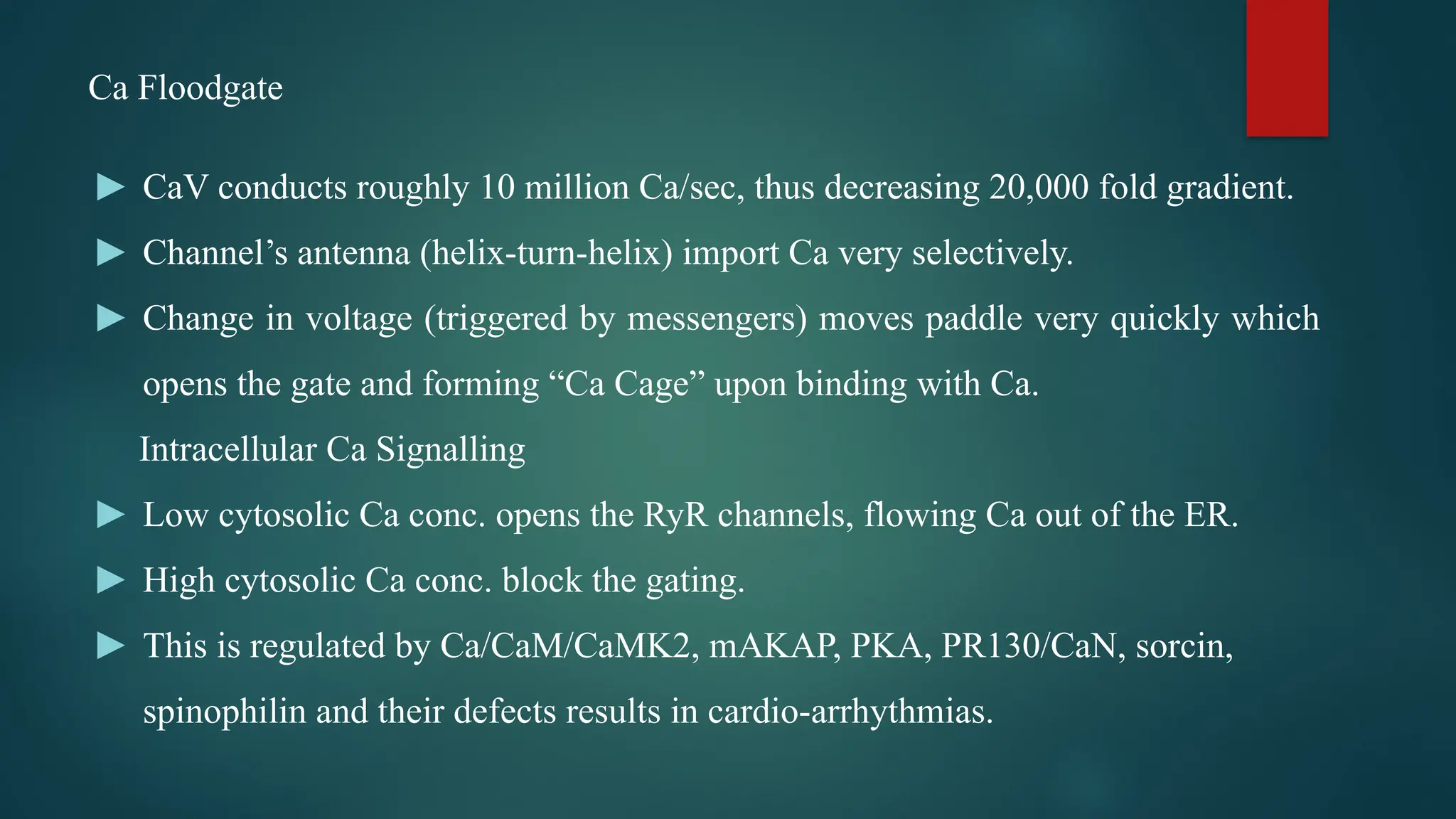 Calcium Signaling and its Implication in Disease | PPTX