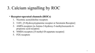 Basingstoke Roc Signalling Calcium signaling and CAR-T Cell exhausted | PPTX