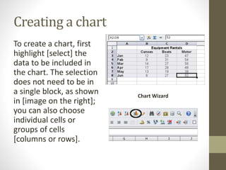 Libre Office Calc Lesson 2: Formatting and Charts | PPTX