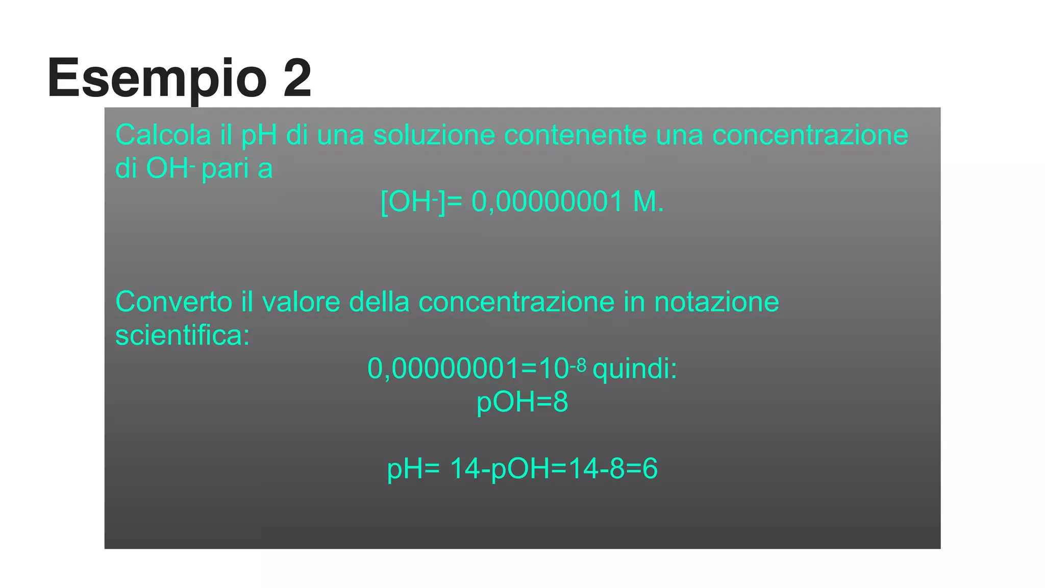 Come Si Calcola Il Ph Di Una Soluzione Calcolo del pH con la calcolatrice | PDF