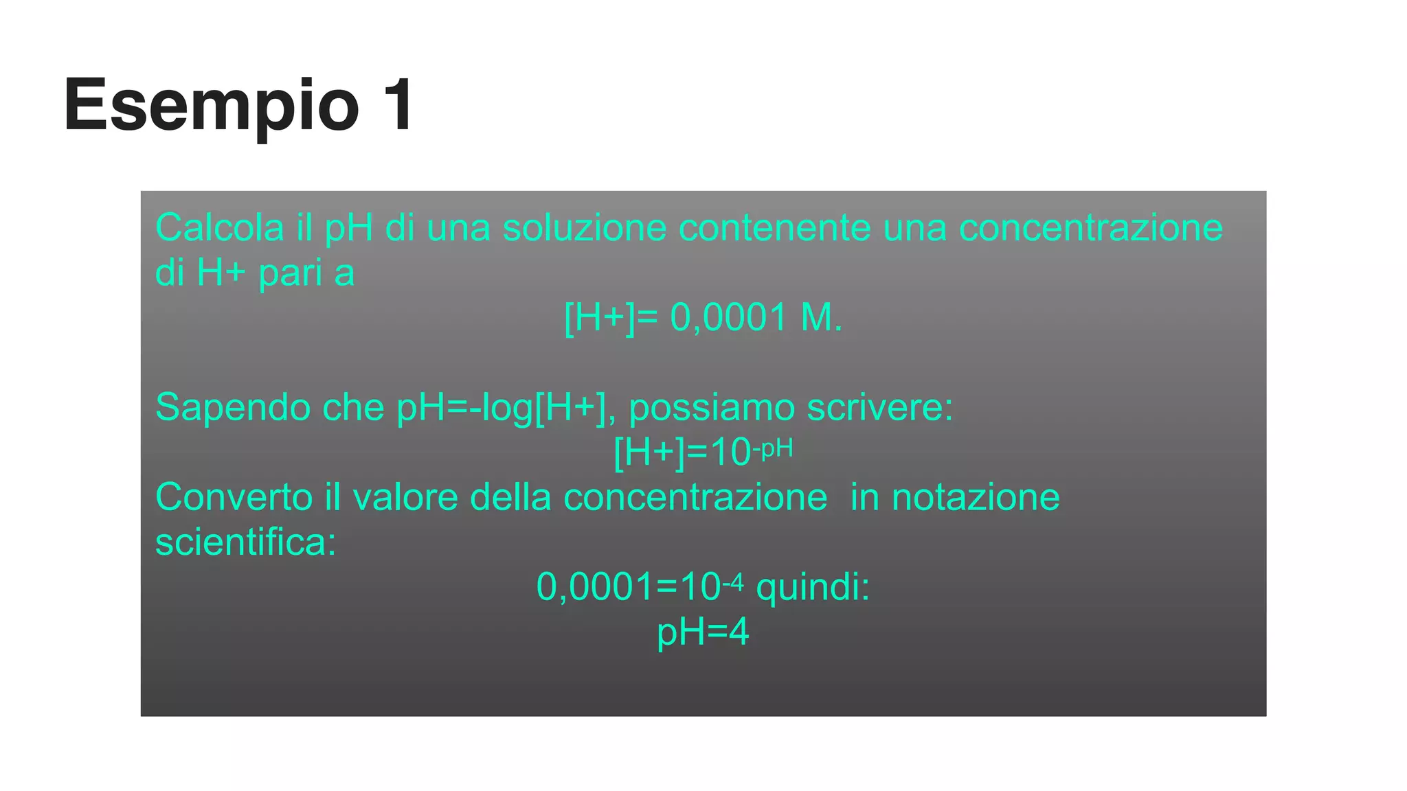 Come Si Calcola Il Ph Di Una Soluzione Calcolo del pH con la calcolatrice